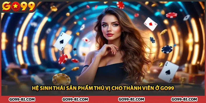 Hệ sinh thái sản phẩm thú vị cho thành viên ở GO99