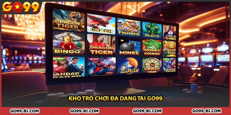 Kho trò chơi đa dạng tại GO99