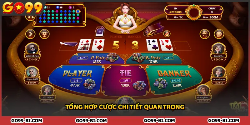 Tổng hợp cược chi tiết quan trọng